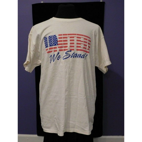 UNITED WE STAND T-SHIRT FROM 9/11 MENS /WOMEN XL 1OO% COTTON - Picture 1 of 4